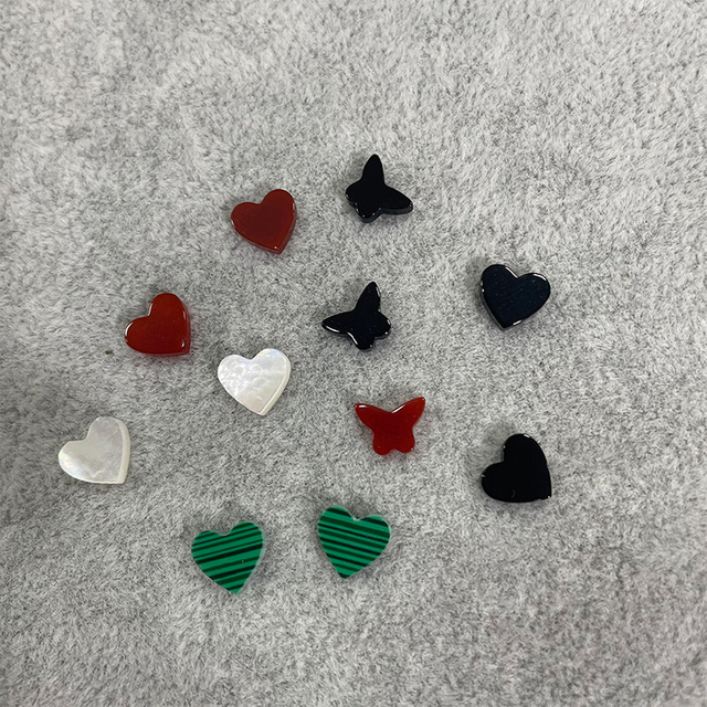 Forma de talla de carcasa de la madre de perla forma de geometría para joyas que fabrican diferentes tamaños para la creación de incrustaciones de diseño de pulseras