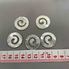 Natural Mother of Pearl Redonde Round Cutting Diseño de diseño hueco Hacer para aretes Diseño de caparazón blanco Gran tamaño 