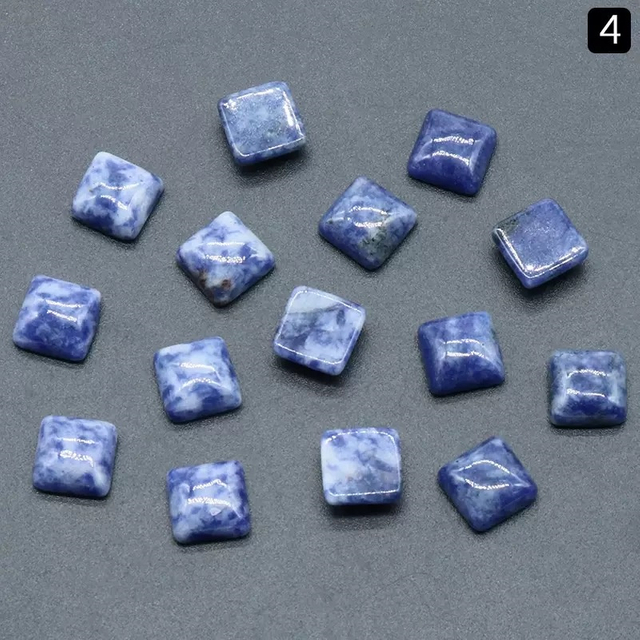 Cortero de piedra Cabuchón forma agata Cristal de piedra para el diseño de incrustaciones de joyas para hacer anillos Earrig frijoles pequeños