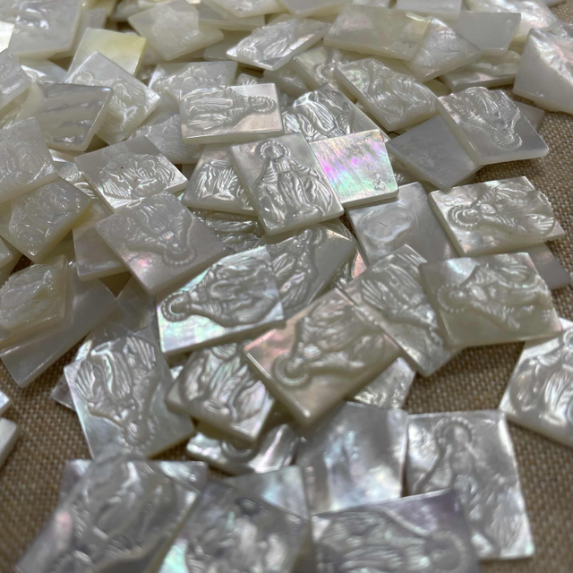 Madre natural de Pearl Virgin Mery Imagen cuadrado Forma de Jesús Jesus