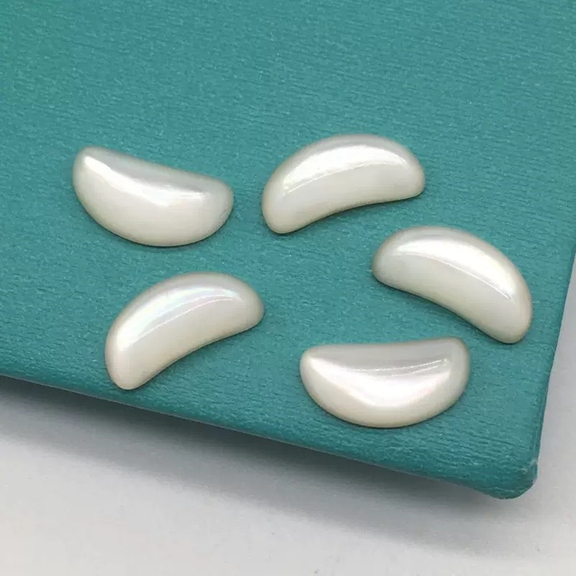 Mother de perla Cabochon Corting de joyería de forma pequeña