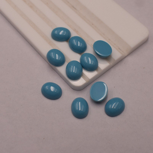 Madre natural de perla forma ovalada forma turquesa para anillos de joyas que hacen diseño de piedra de color azul piezas de astillas