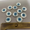 Madre de perla Redonda de Madre de Pearl Forma para colgante que hace el diseño del collar Gran tamaño ojos malvados Cabochon para anillos