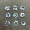 Diseño colgante de nácar Natural, forma redonda, estrella de corte, colgante de corazón, concha blanca, diseño de incrustaciones de joyería, fabricación lisa