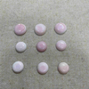 Madre natural de perla redondea cabujón rosa concha queen concha conch joya de conchas que fabrican anillos de diseño colgante pequeño ronda
