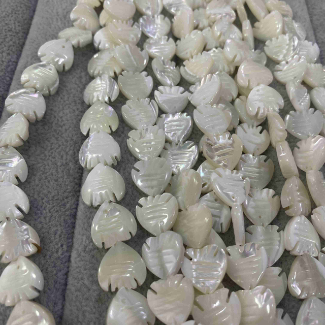 Mother of Pearl Fish Connector de conector para cadena para frijoles de pescado para pulsera para bricolaje