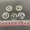 Natural Mother of Pearl Redonde Round Cutting Diseño de diseño hueco Hacer para aretes Diseño de caparazón blanco Gran tamaño 