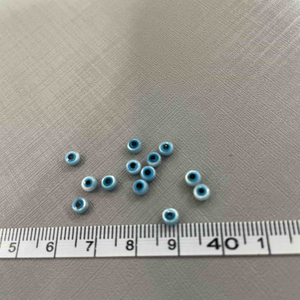 Natural Madre de perla ojos redondos bombe ojos malvados cabujón diseño de joyería haciendo incrustaciones usando piezas pequeñas collar de pequeño tamaño