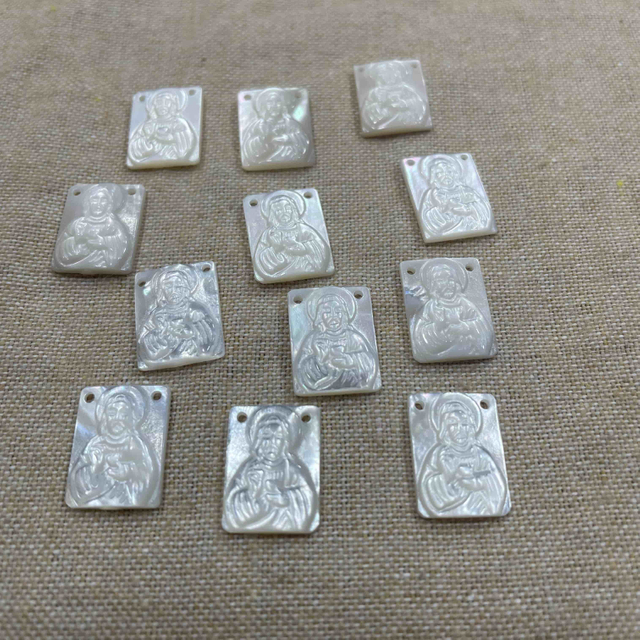 Imagen de relieve de madre de perlas