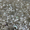 Diseño natural de la madre de la luna perla cadena de corte que hace frijoles pequeños para joyas que hacen forma de estrella con caparazón blanco 