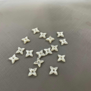 Mother de la flor de perla Flower Cutting Diseño de cajero de diseño Anillos de joyería de diseño de collares de collar 