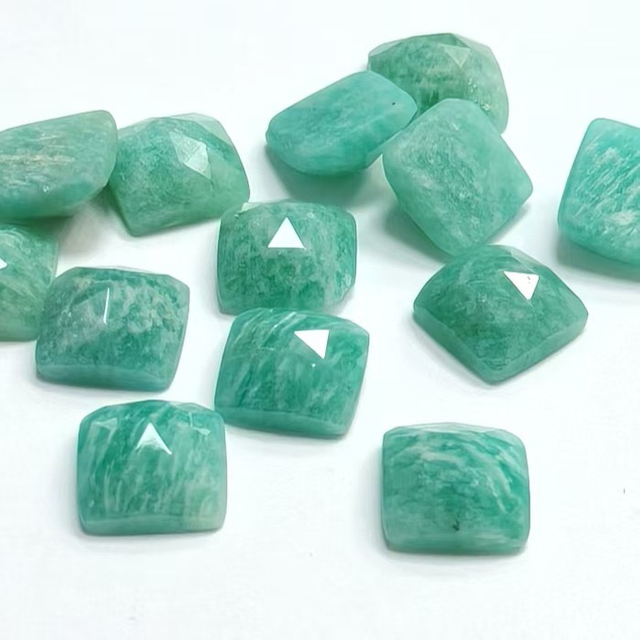 Cabujón de nácar Natural, forma de gota de corte facial, piedra amazónica para anillos, fabricación de joyas, diseño de incrustaciones, pendientes de cuentas pequeñas