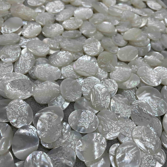 Madre de perla forma ovalada de dragón icono de corte de imagen que hace la imagen de Jesús para el diseño de la joyería diseño 