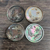 Mother of Pearl Round Shape Cameo Diseño Corte joyería íconos de diseño de animales