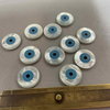 Madre de perla Redonda de Madre de Pearl Forma para colgante que hace el diseño del collar Gran tamaño ojos malvados Cabochon para anillos