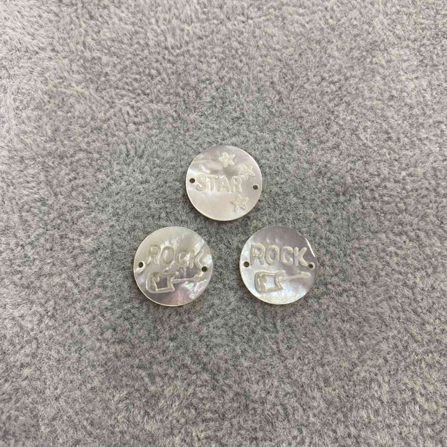 Madre de Pearl para diseño especial de diseño de joyas de diseño redondo para piezas de pulsera