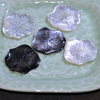 Cabujón de concha blanca tallada en forma de hoja de loto de nácar Natural, tamaño grande para hacer colgantes, diseño de joyería, flor DIY