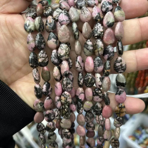 Collar de joyería de piedra de ojo de tigre con diseño de cadena en forma de gota de nácar Natural, diseño de cabujón de piedra de malaquita