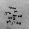 Diseño de joyería de estilo de joyería de estilo de matriz natural de perla