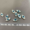 Diseño de colgante de ojos malvados de nácar Natural, cabujón, fabricación de joyas, modelo de incrustación DIY, diseño de pulsera, tamaño grande, ojo azul 