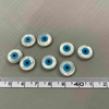 Cabujón de corte de forma redonda de nácar Natural, diseño de ojos malvados, cosas pequeñas para hacer cadenas, joyería, diseño de incrustaciones DIY 