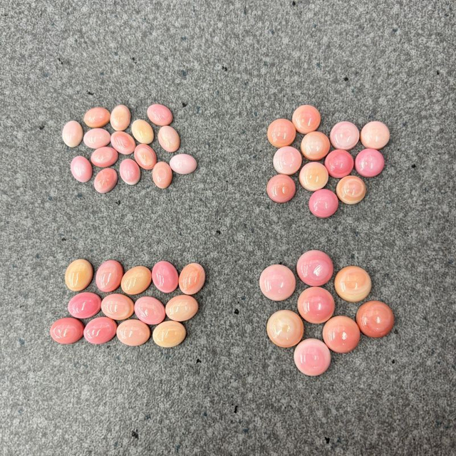 Mother de perla Cabochon forma redonda de cáscara rosa reina concha para la naturaleza joyas de joyas que hacen colgante 