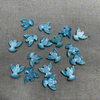 Madre de perla Natural de perlas Forma Dove El corte de diseño de pájaros para joyas que fabrican collar la cubierta azul.