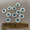 Madre de perla Redonda de Madre de Pearl Forma para colgante que hace el diseño del collar Gran tamaño ojos malvados Cabochon para anillos