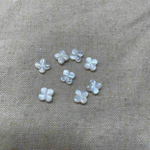 Mother de perla Pearl Beads Flower Corte blanca Corte para el diseño del collar 