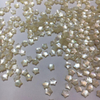 Diseño de cabujón de corte en forma de estrella de nácar Natural, tamaño pequeño, concha blanca, pequeña estrella para joyería, fabricación de pendientes, collar 