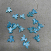 Madre de perla Natural de perlas Forma Dove El corte de diseño de pájaros para joyas que fabrican collar la cubierta azul.