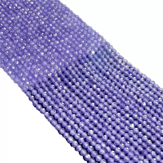 Cara de corte de bola de nácar Natural, granos pequeños de circón colorido para diseño de collar, diseño de pulsera 