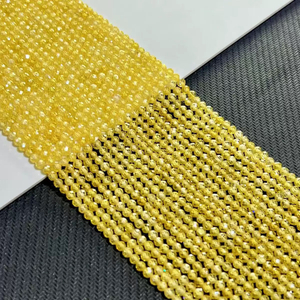 Cara de corte de bola de nácar Natural, granos pequeños de circón colorido para diseño de collar, diseño de pulsera 