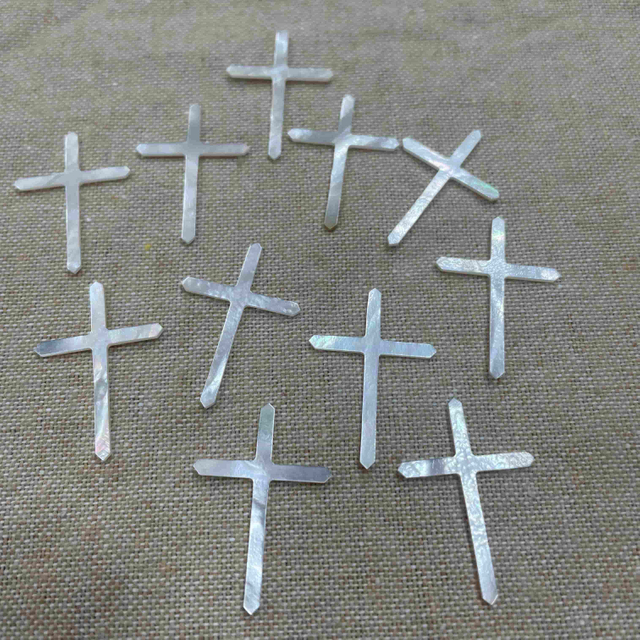 Imagen de talla de perla Natural de perla Corte de diseño delgado de color delgado para incrustaciones de joyas utilizando 