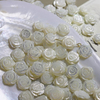 Flor de rosa de nácar Natural para mujer, corte de doble cara para hacer pulseras, cosas pequeñas, frijoles bonitos, joyería para mujer, uso artesanal 