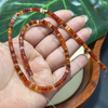Frijoles pequeños de nácar Natural para diseño de pulsera, cosas bonitas, ágata roja, forma cuadrada, collar para mujer, fabricación DIY 