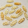 Cabujón pequeño de corte de diseño infinito de nácar Natural para joyería DIY frijoles usando piezas para hacer collares pulsera de mujer 