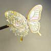 Corte en forma de mariposa de nácar Natural para diseño de colgante, talla de cara, diseño de incrustaciones de joyería de mayor tamaño, cabujón 