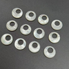 Corte de forma circular redonda de nácar Natural para colgante cabujón grande diseño de joyería para mujer fabricación de relieve de concha blanca