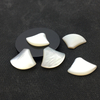 Cabujón de nácar Natural, diseño de corte, collar, fabricación de joyas, anillos, diseño, pendientes para mujer, cuentas blancas, piezas pequeñas 