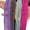 Collar con forma de bola de nácar Natural, diseño de joyería, cuentas coloridas DIY, cadena de diseño de pulsera de tamaño pequeño 
