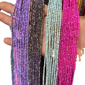 Collar con forma de bola de nácar Natural, diseño de joyería, cuentas coloridas DIY, cadena de diseño de pulsera de tamaño pequeño 