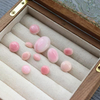 Cabujón de concha de reina de nácar Natural, concha de color rosa, forma redonda para anillos, diseño de incrustaciones, joyería DIY, diseño de mujer 