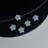 Diseño de forma de estrella de nácar Natural tallado para fabricación de collares de joyería cabujón joyería de mujer anillos de diseño de moda