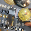 Cabujón ovalado de nácar Natural tallado para diseño de pendientes, fabricación de incrustaciones de joyería, pulsera para mujer, cuentas pequeñas de concha negra 