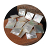 Colgante de doble cara plana de nácar Natural, forma cuadrada, diseño de disco tallado, concha blanca, grosor fino, con rectángulo 