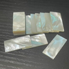 Materia prima de corte rectangular de nácar Natural para hacer joyas, incrustaciones de concha colorida, tamaño más grande, cara lisa cuadrada 