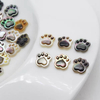Garra de nácar natural para diseño de gato, aretes pequeños de cabujón, diseño de joyería para niña, incrustaciones de frijoles, iconos de cosas bonitas 