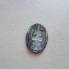 Colgante de forma ovalada de nácar Natural para mujer, corte de imagen, fabricación de incrustaciones de joyería, diseño de concha negra, iconos de frijoles de cabujón