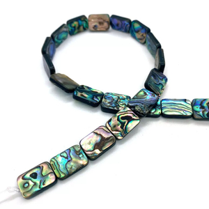 Cabujón con forma de corazón de nácar Natural para pendientes, collar de concha de abulón tallado en forma de rombo DIY, usando cosas pequeñas